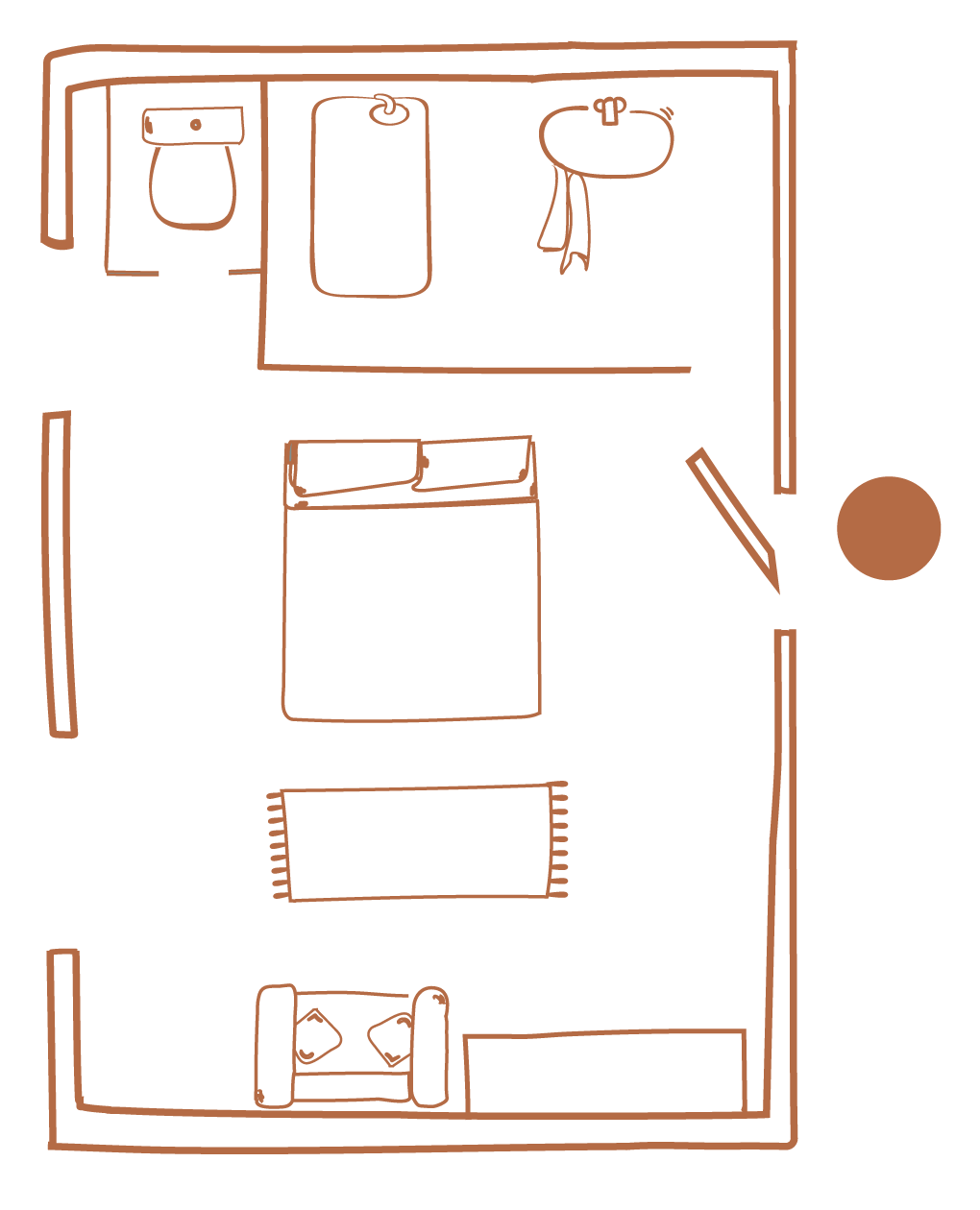 Plan chambre 2